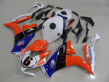 Orange Blanc TT Legend Carénage Moto Honda CBR 1000 RR 2012-2016