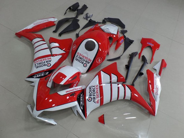 Rouge avec Blanc Wing Carénage Moto Honda CBR 1000 RR 2012-2016 Rouge avec Blanc Wing Carénage Moto Honda CBR 1000 RR 2012-2016