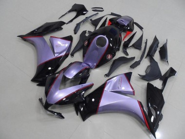 Argent Gris avec Noir Brillant Carénage Moto Honda CBR 1000 RR 2012-2016