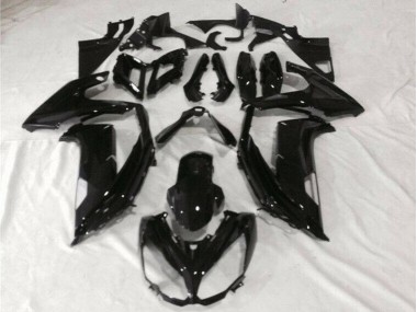 Noir Brillant Carénages Moto Kawasaki EX650 2012-2016