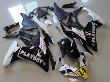 Noir Playboy 14 Carénage Moto Honda CBR 500 RR 2013-2015