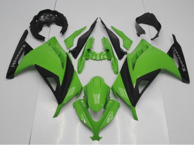 Style OEM Vert Carénage Moto Kawasaki ZX 300R 2013-2016 Style OEM Vert Carénage Moto Kawasaki ZX 300R 2013-2016