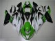 Vert Blanc Noir Carénage Moto Kawasaki ZX6R 2013-2018 Vert Blanc Noir Carénage Moto Kawasaki ZX6R 2013-2018