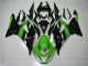 Vert Noir Carénage Moto Kawasaki ZX6R 2013-2018 Vert Noir Carénage Moto Kawasaki ZX6R 2013-2018