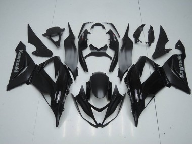Noir Mat Carénage Moto Kawasaki ZX6R 2013-2018