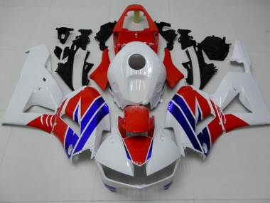 Blanc Bleu Rouge Carénage Moto Honda CBR 600 RR 2013-2023