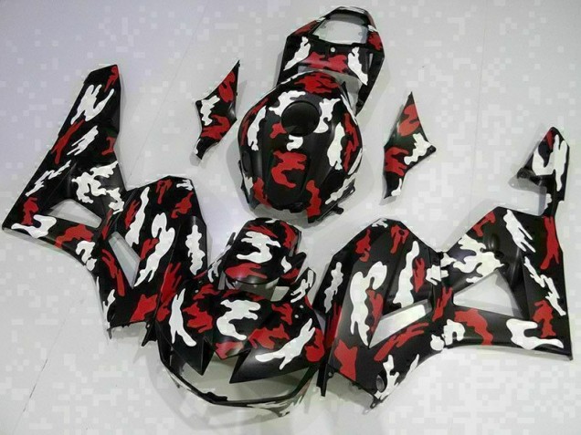 Rouge Blanc Noir Carénage Moto Honda CBR 600 RR 2013-2023 Rouge Blanc Noir Carénage Moto Honda CBR 600 RR 2013-2023