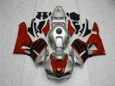 Rouge Argent Carénage Moto Honda CBR 600 RR 2013-2023