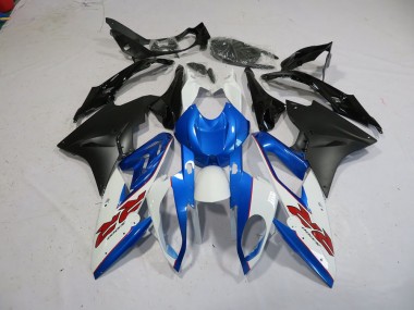 Bleu Blanc Noir Carénage Moto BMW S1000RR 2015-2018