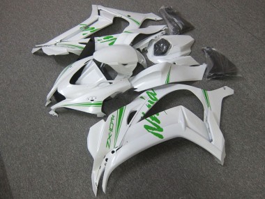 Blanc Vert Carénage Moto Kawasaki ZX10R 2016-2019