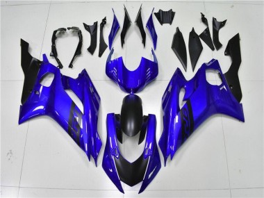 Bleu Noir Carénage Moto Yamaha R6 2017-2023