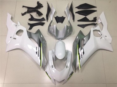 Blanc Argent Carénage Moto Yamaha R6 2017-2023