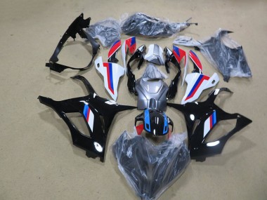 Noir Blanc Rouge Bleu Carénages Moto BMW S1000RR 2019-2022